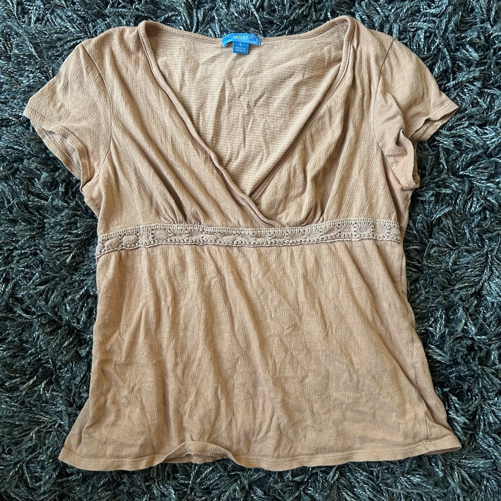 Brown summer top